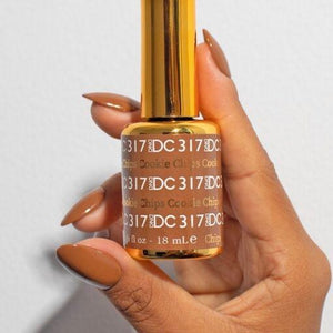  DND DC Gel Nail Polish Duo - 317 Cookie Chips by DND DC sold by DTK Nail Supply