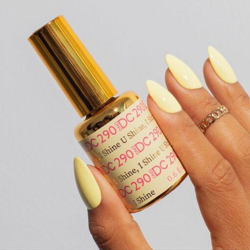 DND DC Gel Nail Polish Duo - 290 U Shine, I Shine by DND DC sold by DTK Nail Supply