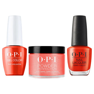  OPI 3 in 1 - F06 Rust & Relaxation - Dip, Gel & Lacquer Matching by OPI sold by DTK Nail Supply