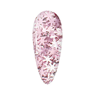  LDS Snowflake Glitter Nail Art - 0.5oz SF05 Girl Talk by LDS sold by DTK Nail Supply