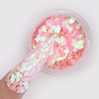  LDS Sweet Heart Glitter Nail Art - SH01 - Lovey Dovey - 0.5 oz by LDS sold by DTK Nail Supply