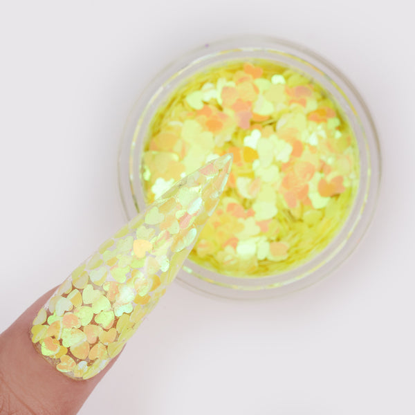  LDS Sweet Heart Glitter Nail Art - 0.5oz SH03 Sunset by LDS sold by DTK Nail Supply