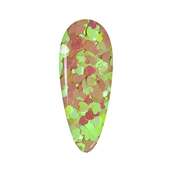  LDS Sweet Heart Glitter Nail Art - 0.5oz SH05 Romantic by LDS sold by DTK Nail Supply