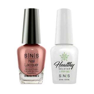  SNS Gel Nail Polish Duo - SL19 Linger In Lingerie - Nude Colors by SNS sold by DTK Nail Supply