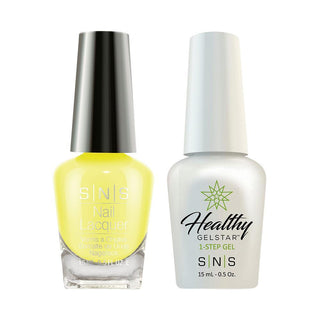  SNS Gel Nail Polish Duo - BD01 Fashionista Yellow - Yellow Colors by SNS sold by DTK Nail Supply