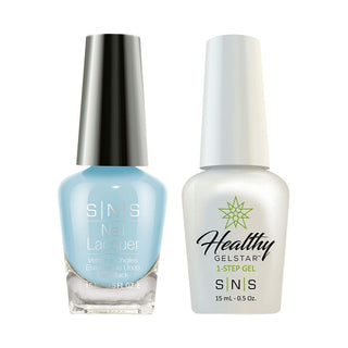  SNS Gel Nail Polish Duo - BD10 Cashmere Cardigan - Blue Colors by SNS sold by DTK Nail Supply