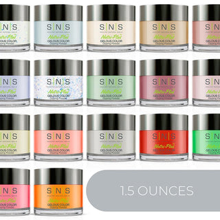  SNS Destination Wedding Collection - 1.5oz/ea (36 Colors): DW01 - DW36 by SNS sold by DTK Nail Supply
