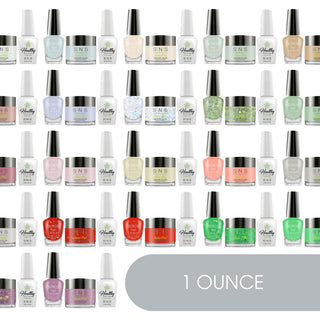  SNS Destination Wedding Collection (36 3-IN-1 Combos) - 1oz: DW01 - DW36 by SNS sold by DTK Nail Supply