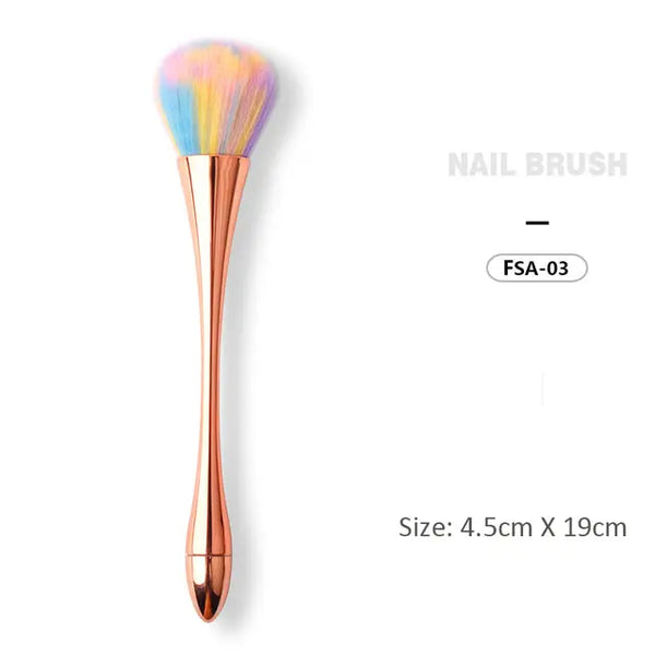 Soft Nail Dusting Brush - Rosepink by OTHER sold by DTK Nail Supply