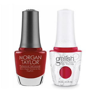  Gelish GE 144 - Scandalous - Gelish & Morgan Taylor Combo 0.5 oz by Gelish sold by DTK Nail Supply