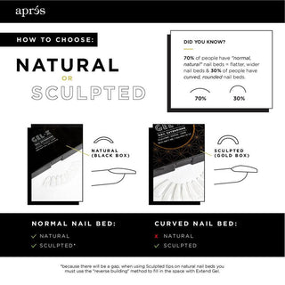  APRES - Gel-X™ Sculpted Coffin Extra Long Box of Tips by Apres sold by DTK Nail Supply