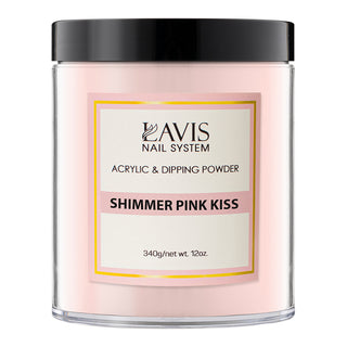  LAVIS - Shimmer Pink Kiss - 12 oz by LAVIS NAILS sold by DTK Nail Supply