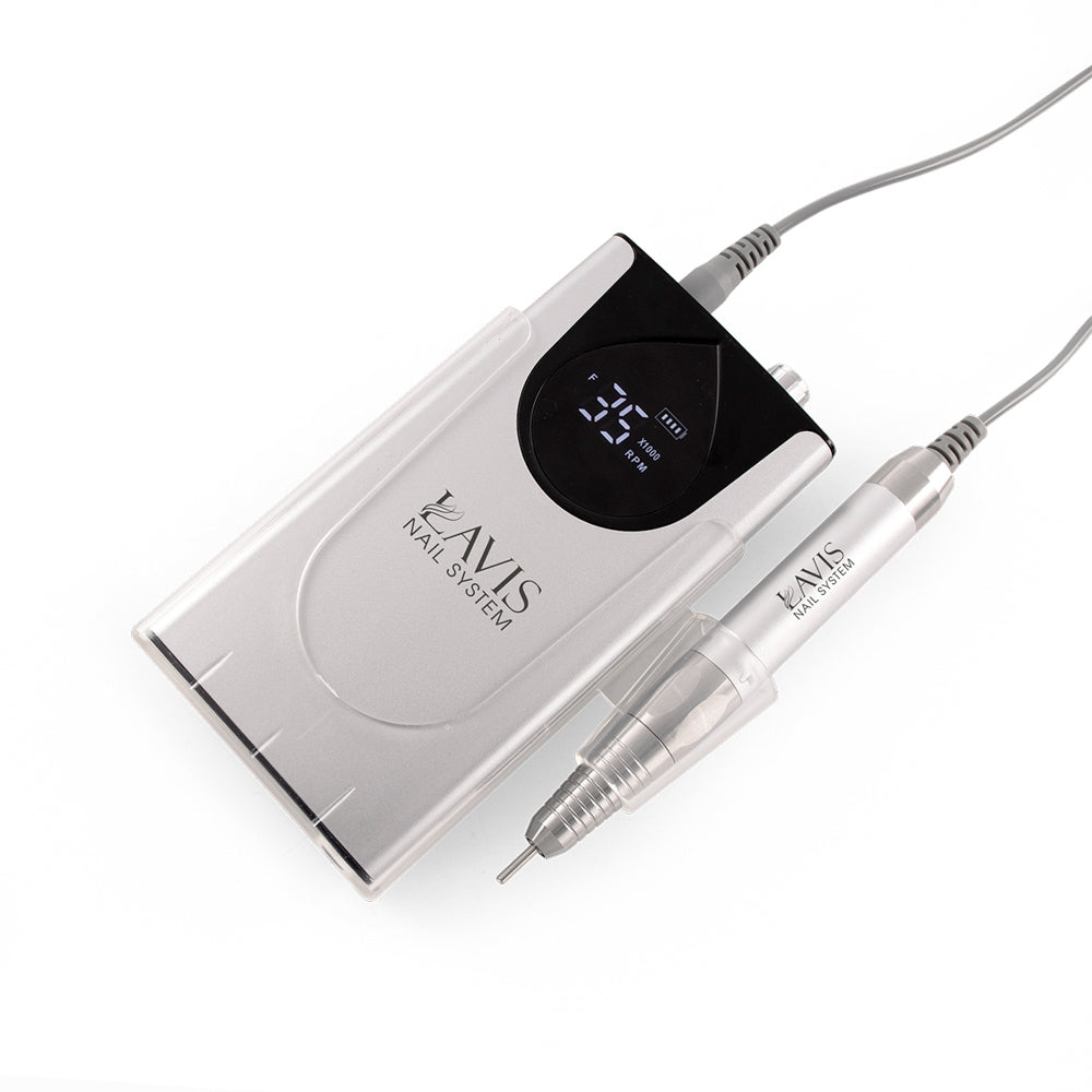  LAVIS Nail Drill - Silver by LAVIS NAILS TOOL sold by DTK Nail Supply