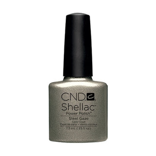  CND Shellac Gel Polish - 040CL Steel Gaze - Gold Colors by CND sold by DTK Nail Supply