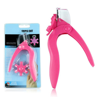 Triple Cut Acrylic Tip Cutter with Catcher & Measuring Dial (6 Size Options)