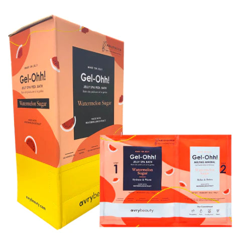  AVRY BEAUTY - CASE OF 30 - Gel-Ohh! Jelly Spa Bath - WATERMELON SUGAR by AVRY BEAUTY sold by DTK Nail Supply