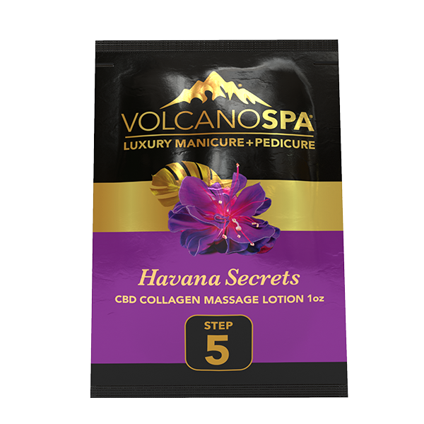  Volcano Spa Havana Secrets Pedicure Kit - Pedicure Spa Kit CBD (10 step) by La Palm sold by DTK Nail Supply