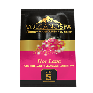  Volcano Spa Hot Lava Pedicure Kit - Pedicure Spa Kit CBD (10 step) by La Palm sold by DTK Nail Supply