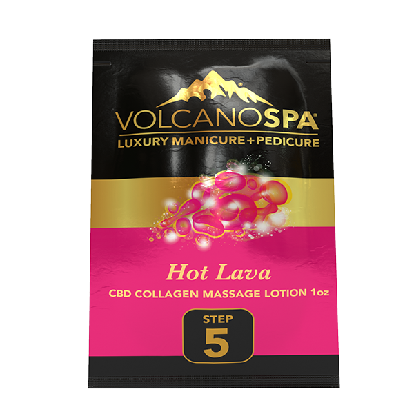  Volcano Spa Hot Lava Pedicure Kit - Pedicure Spa Kit CBD (10 step) by La Palm sold by DTK Nail Supply