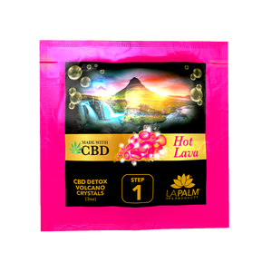  Volcano Spa Hot Lava Pedicure Kit - Pedicure Spa Kit CBD (10 step) by La Palm sold by DTK Nail Supply