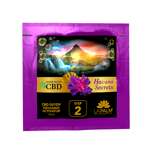  Volcano Spa Havana Secrets Pedicure Kit - Pedicure Spa Kit CBD (10 step) by La Palm sold by DTK Nail Supply