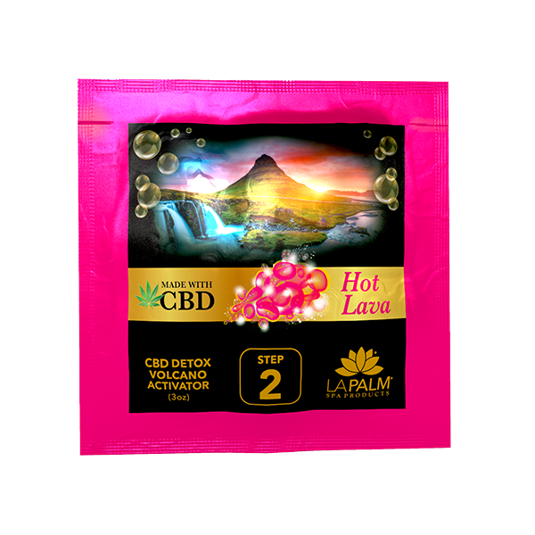  Volcano Spa Hot Lava Pedicure Kit - Pedicure Spa Kit CBD (10 step) by La Palm sold by DTK Nail Supply
