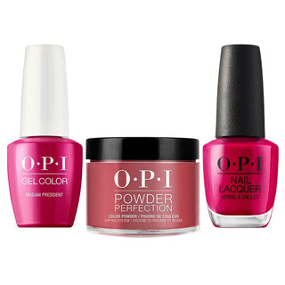  OPI 3 in 1 - W62 Madam President - Dip, Gel & Lacquer Matching by OPI sold by DTK Nail Supply