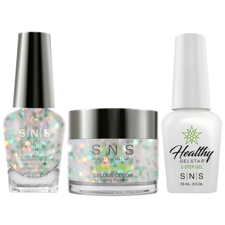  SNS 3 in 1 - WW19 First Frost - Dip, Gel & Lacquer Matching by SNS sold by DTK Nail Supply
