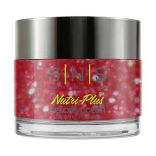  SNS Dipping Powder Nail - WW32 - Icicles - Red, Glitter Colors by SNS sold by DTK Nail Supply