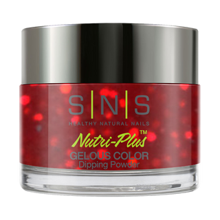  SNS Dipping Powder Nail - WW36 - Misfit Toys - Red, Glitter Colors by SNS sold by DTK Nail Supply