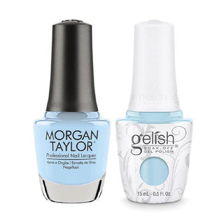  Gelish GE 092 - Water Baby - Gelish & Morgan Taylor Combo 0.5 oz by Gelish sold by DTK Nail Supply