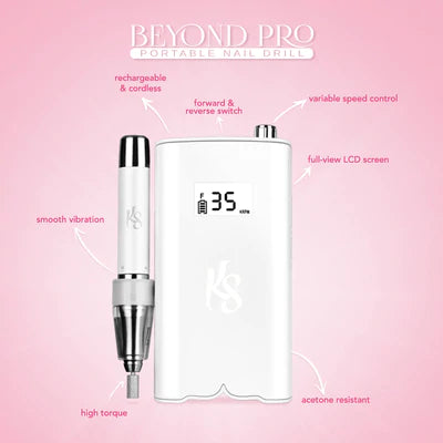  Kiara Sky Portable Nail Drill - Pink by Kiara Sky sold by DTK Nail Supply