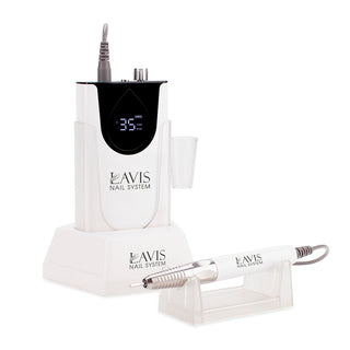  LAVIS Nail Drill - White by LAVIS NAILS TOOL sold by DTK Nail Supply