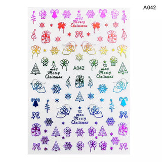  3D Winter Nail Art Stickers A042 by OTHER sold by DTK Nail Supply