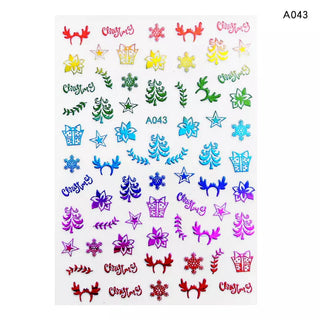  3D Winter Nail Art Stickers A043 by OTHER sold by DTK Nail Supply