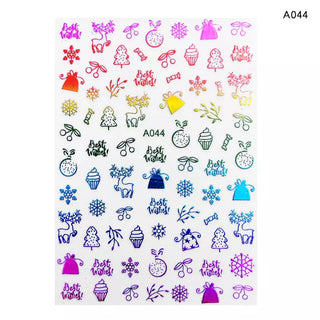  3D Winter Nail Art Stickers A044 by OTHER sold by DTK Nail Supply