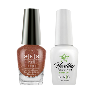  SNS Gel Nail Polish Duo - AC19 Orange, Brown Colors by SNS sold by DTK Nail Supply
