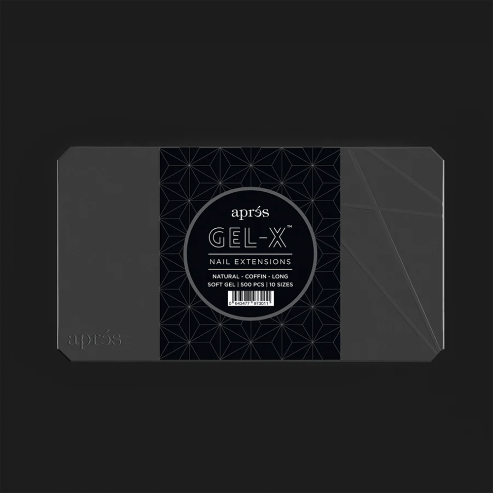 APRES - Gel - X™ Natural Coffin Long Box of Tips - DTK Nail Supply