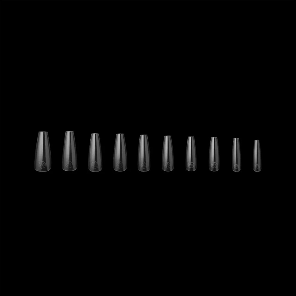 APRES - Gel - X™ Natural Coffin Long Box of Tips - DTK Nail Supply