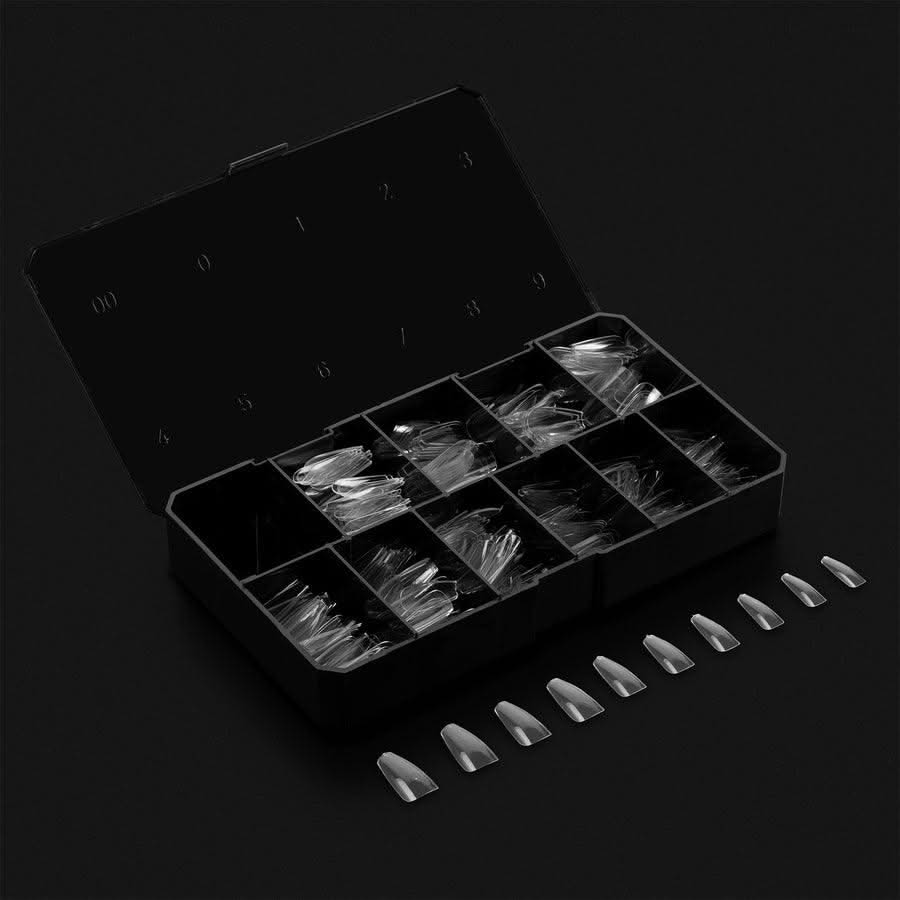 APRES - Gel - X™ Natural Coffin Medium Box of Tips - DTK Nail Supply