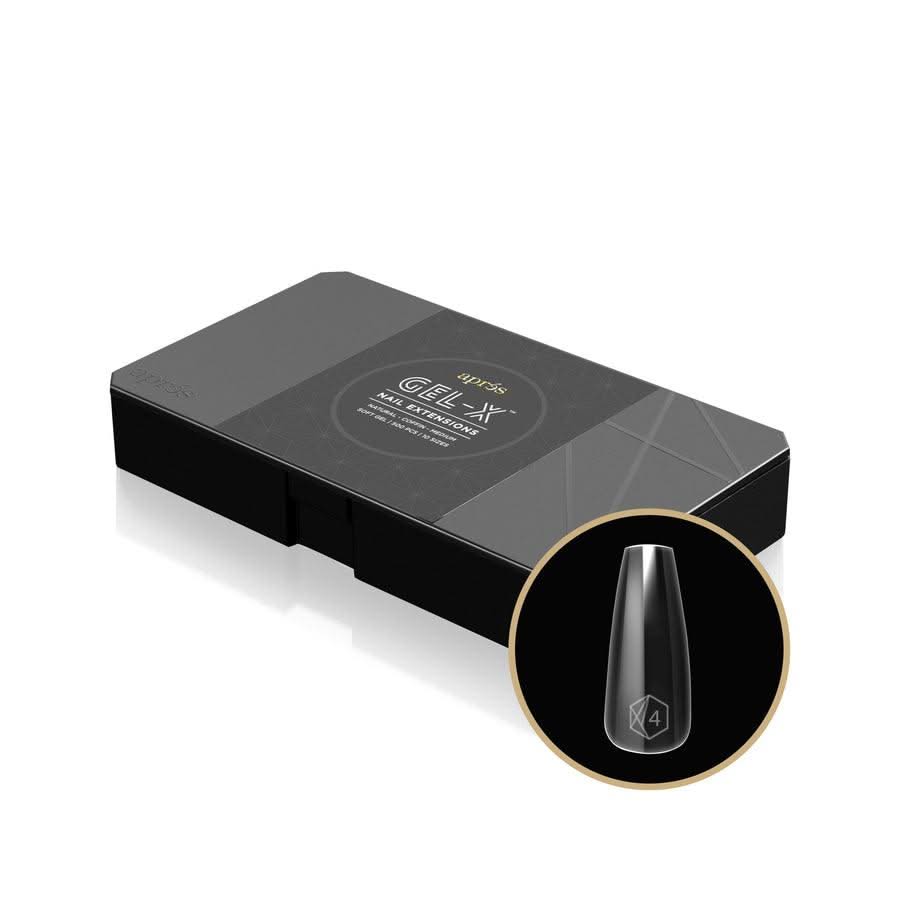 APRES - Gel - X™ Natural Coffin Medium Box of Tips - DTK Nail Supply
