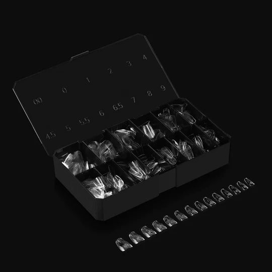 APRES - Gel - X™ Natural Coffin Short Box of Tips - DTK Nail Supply