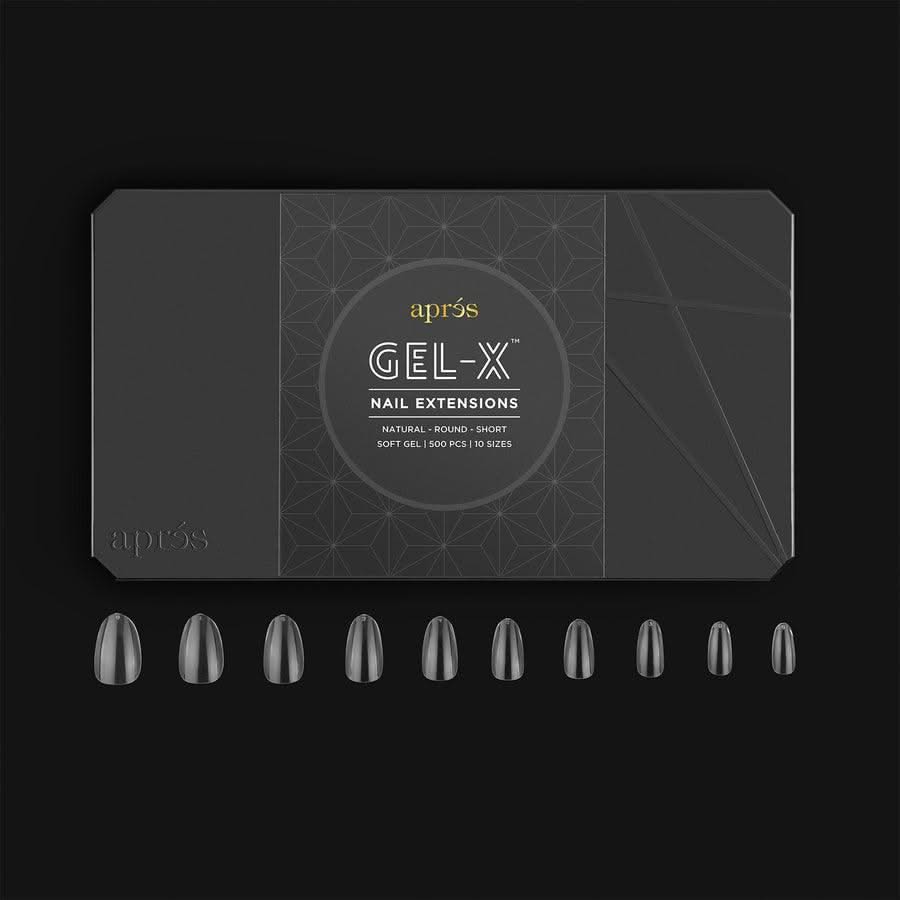 APRES - Gel - X™ Natural Round Short Box of Tips - DTK Nail Supply