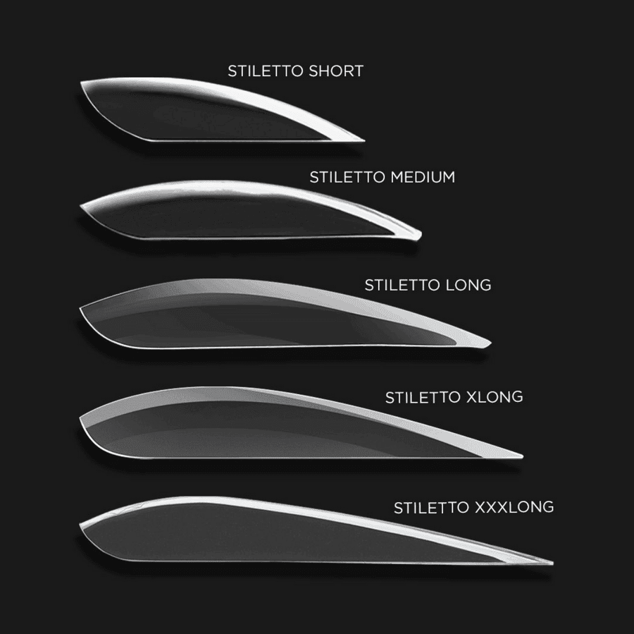 APRES - Gel - X™ Natural Stiletto Long Box of Tips - DTK Nail Supply