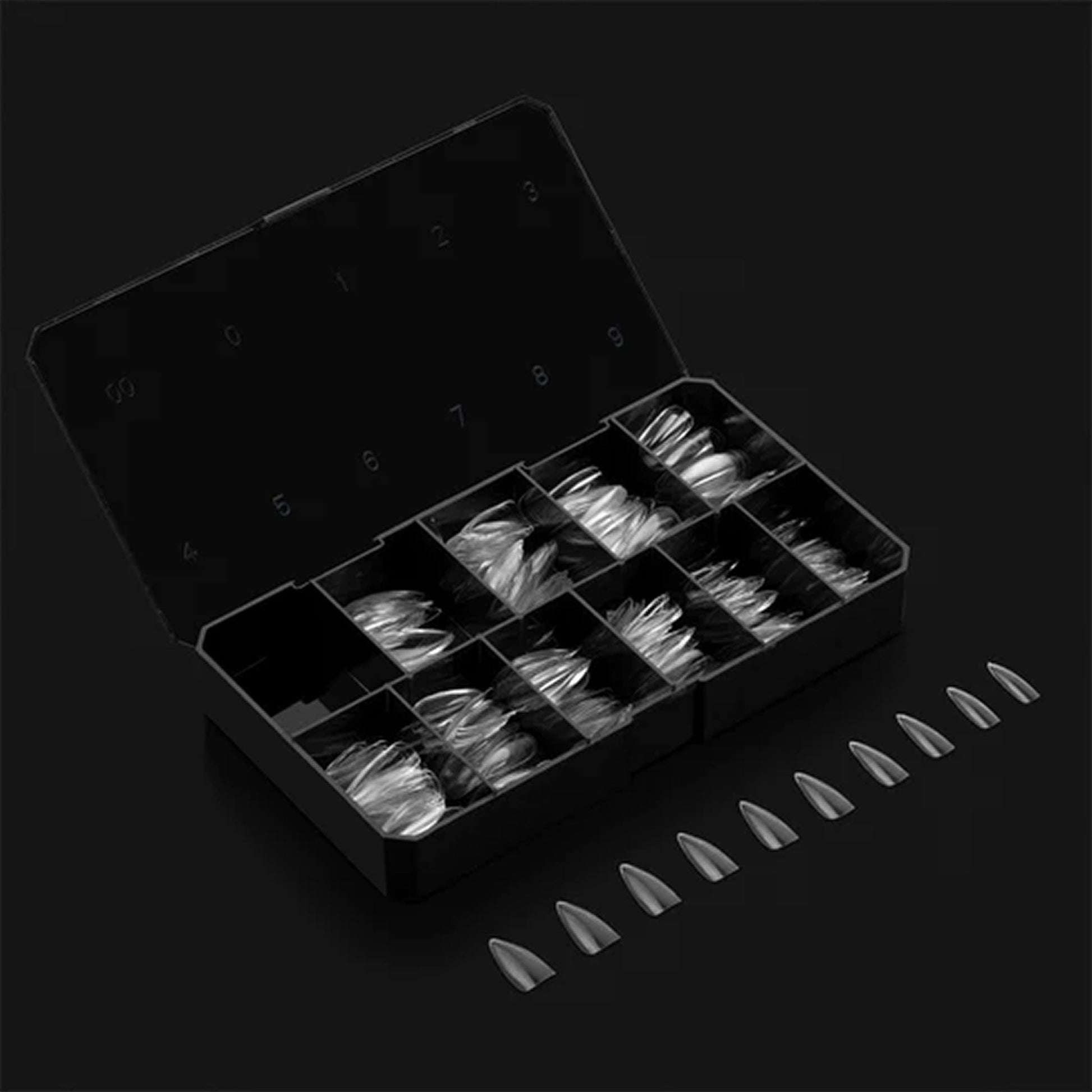 APRES - Gel - X™ Natural Stiletto Medium Box of Tips - DTK Nail Supply