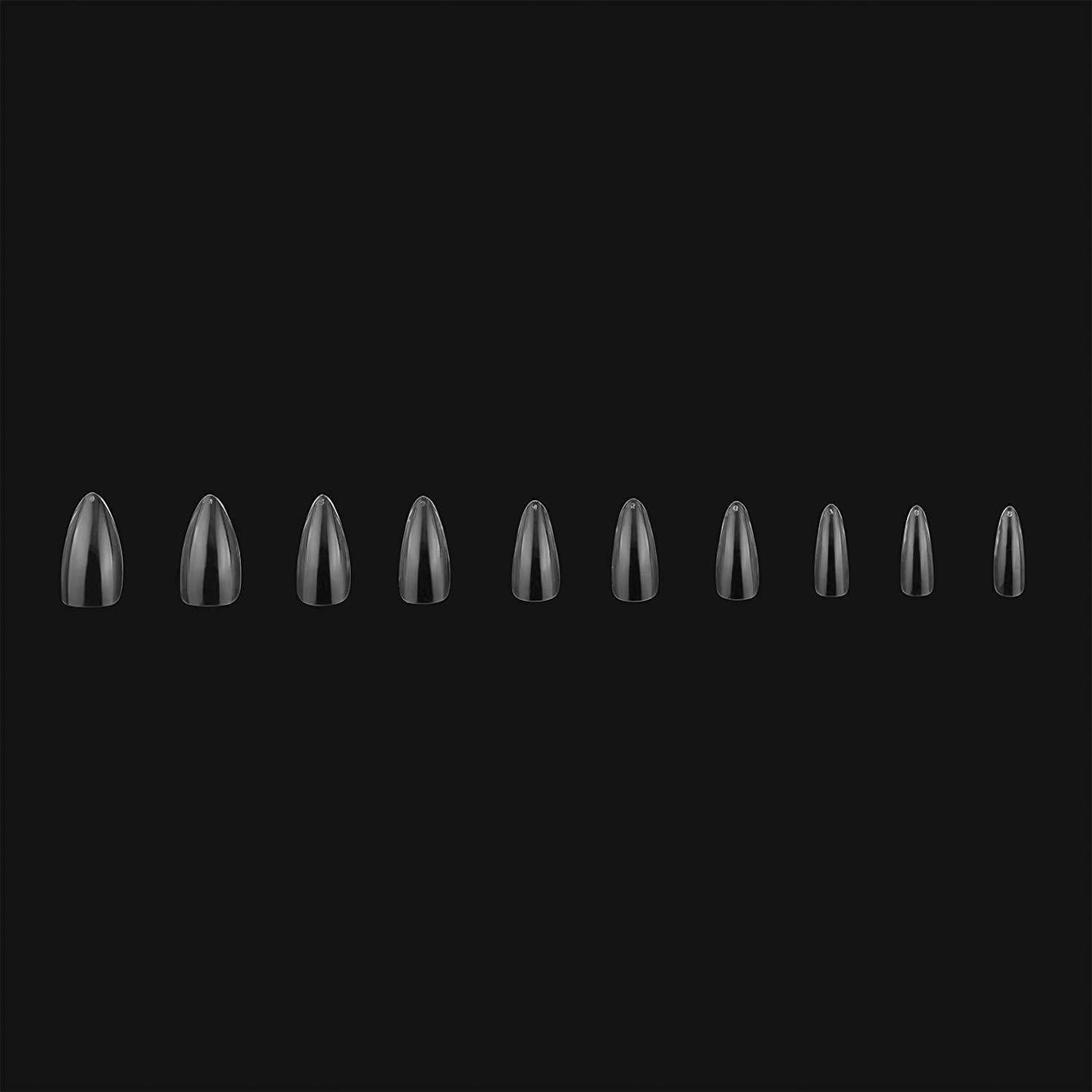 APRES - Gel - X™ Natural Stiletto Short Box of Tips - DTK Nail Supply