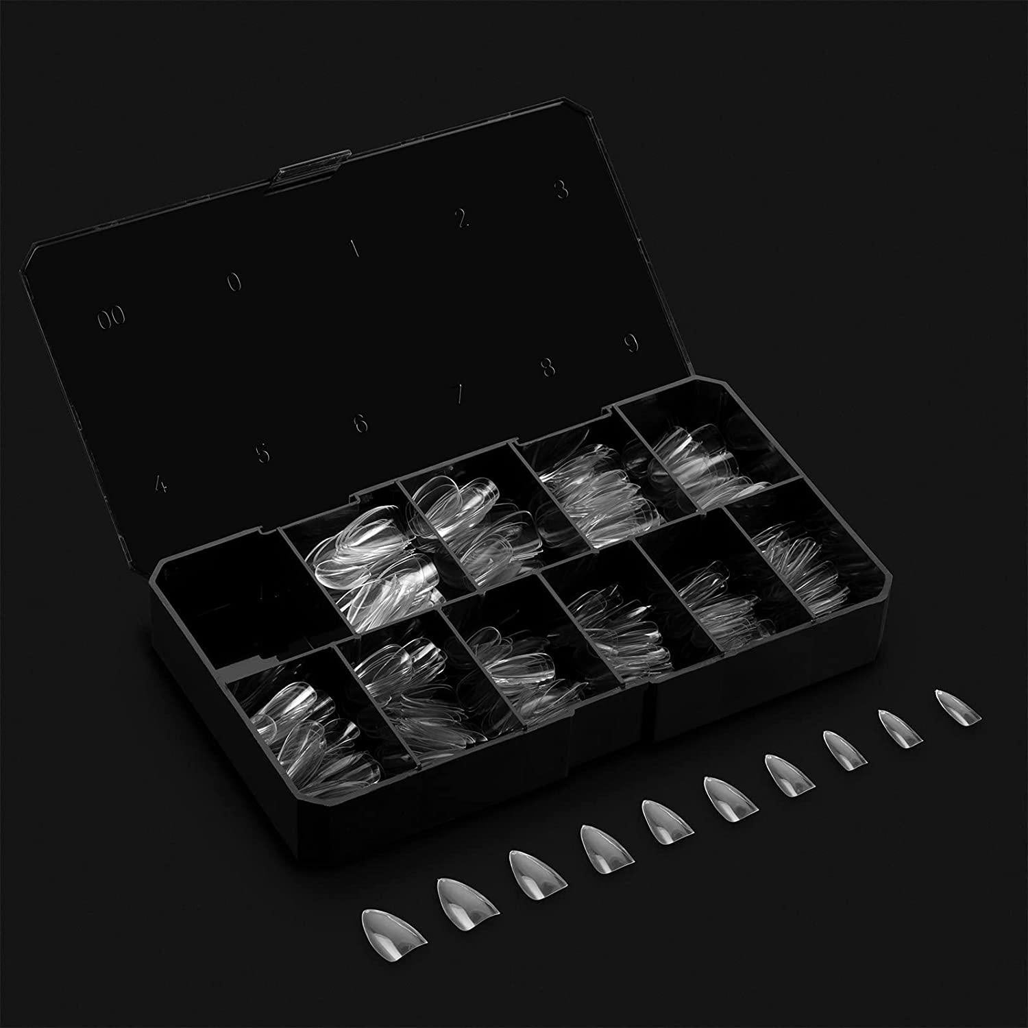 APRES - Gel - X™ Natural Stiletto Short Box of Tips - DTK Nail Supply