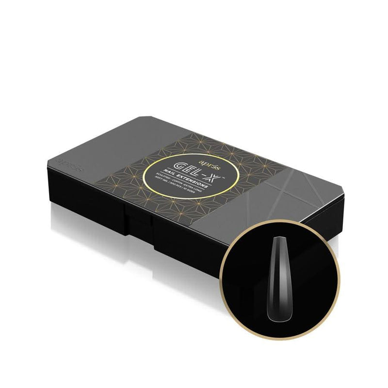 APRES - Gel - X™ Sculpted Coffin Extra Long Box of Tips - DTK Nail Supply