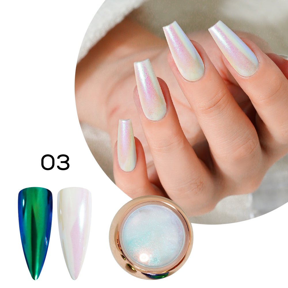 Aurora Chrome Nail Powder - 03 - DTK Nail Supply