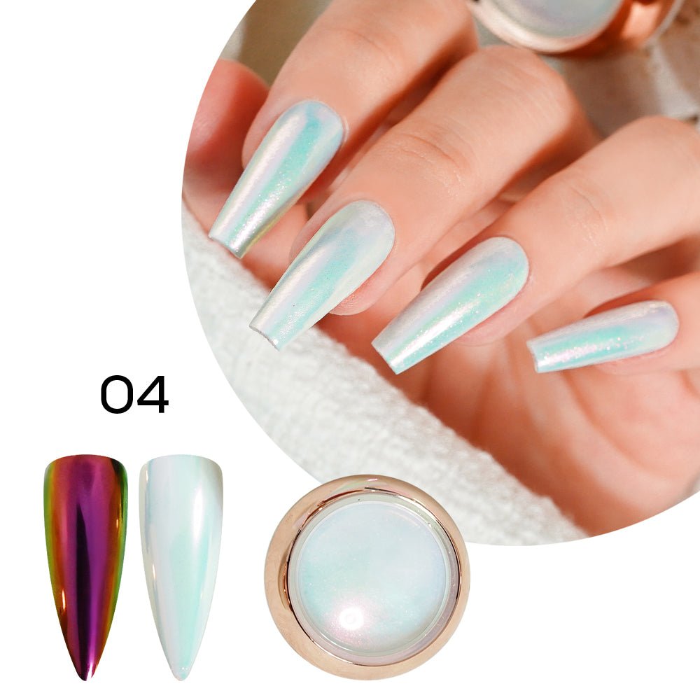 Aurora Chrome Nail Powder - 04 - DTK Nail Supply